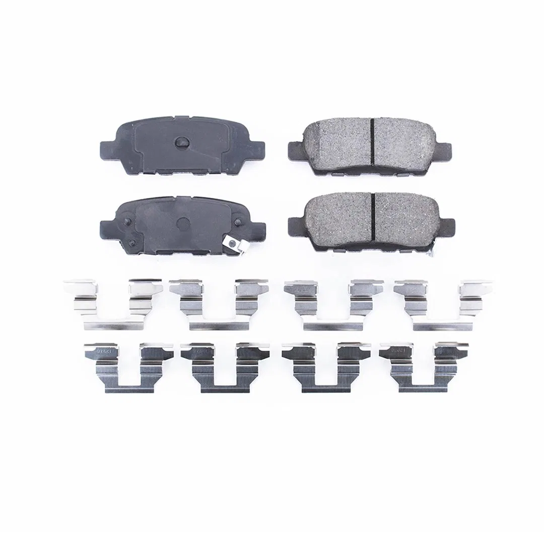 17-905 – POWERSTOP Brake Pad, FMSI Number D905 Ceramic Brake Pads Set Of 4 With Premium Stainless Steel Hardware